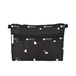 Lesportsac Cosmetic Clutch 雙層拉鍊化妝包 收納袋 盥洗包 女包(歡樂萬聖節)L262-7105P-HH11, , large