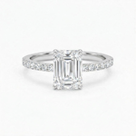 【CITY STAR】IGI Future Diamond 2-carat rectangular diamond ring (D/VVS and above/3EX), , large