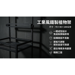 【 SHAONIANNA.TW 】工業風鐵製植物架｜一體成型免組裝・上層小層板可調, , large