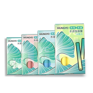【韓國 MUNGYO】 水溶性粉筆 無毒 無塵 環保 WATER CHALK 水性粉筆 無塵粉筆 10支/盒  -  多款可選