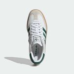 Kixpress-Adidas Sambae W 女 休閒鞋 運動 經典 復古 厚底 膠底 皮革 日常 百搭 白綠 [ID0440], , large