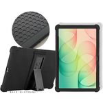 VXTRA 三星 Galaxy Tab S12+ 12.6吋 全包覆矽膠防摔支架軟套 保護套(黑), , large