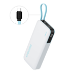 【Wh+CCC】CUKTECH 酷態科 CP25 55W TYPE-C 自帶線行動電源 20000mAh (PB200N) - 銀白, , large
