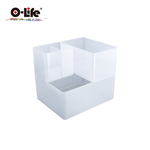 【O-Life】B-012 stacking storage box-black 3-piece set, , large