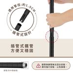 【KIWISH】35X20X90H 黑色三層架 收納架 展示架 鐵力士架 波浪架 架子 桌上置物架 鐵架 層架, , large