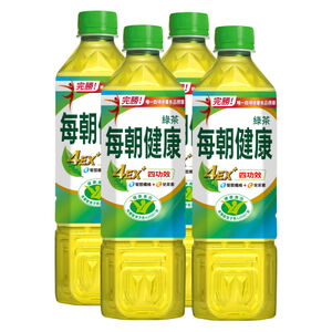 每朝健康綠茶無糖-650ml