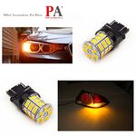 【PA LED】美規 3157 3156 49晶 5630 2835 SMD LED 橘光 黃光 方向燈 日行燈 小燈, , large