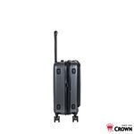 皇冠C-F1910 19.5吋前開霧面拉鍊登機箱, , large