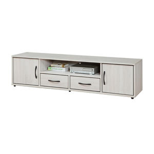 【唯熙傢俱】蘿拉鋼刷白6尺電視櫃