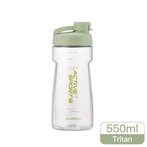 樂扣優質水壺550ml(Tritan好握)-莫蘭迪綠