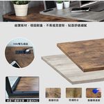 【HomeMax】整組木紋工作桌+活動公文櫃/120cm/附插座/抽屜/辦公桌/電腦桌/檔案檔/文件櫃/復古業風 ★台灣製造●, , large
