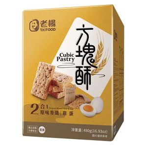 Original Wheat Fiber  Egg Cubic Pastry 