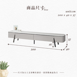 【Hampton 漢汀堡】貝安6.6尺長櫃, , large