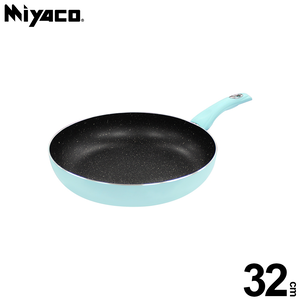 Miyaco 米雅可 輕漾導磁不沾平煎鍋大理石平底鍋IH無蓋 32cm（不可超商）-Leidea樂德兒