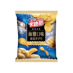 卡迪那波浪洋芋片海鹽口味115G