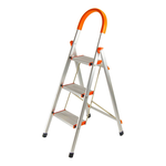 【TRENY】加寬鋁製三階扶手梯-荷重120KG, , large