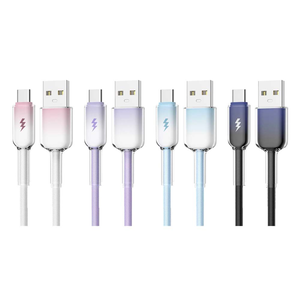 【山水之寶】USB-A to Type-C 100cm 流光幻彩編織系列 快速充電傳輸線 充電線材