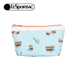 Lesportsac Small Sloan Cosmetic 小梯形化妝包 收納包 盥洗包 女包(海洋風格水獺)L261-2724P-HG31, , large