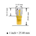 【PA LED】T10 T15 W5W 10晶 5630 SMD LED 黃光 橘黃光 小燈 方向燈 定位燈, , large