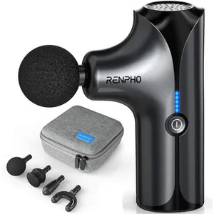 RENPHO Portable Mini Massage Gun (Model RP‑GM173B, Black)