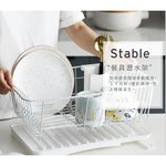 【H&R安室家】43x15.5x25.5cm碗盤餐具瀝水架收納架 KSF50, , large