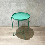 Taiwan-Made Nordic Style Round Side Table Coffee Table Bedside Table Tray Table Single/Double Layer Living Room Sofa Table Low Table Industrial Style Furniture, , large