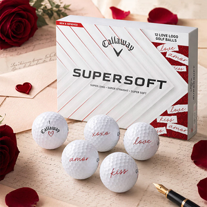 Callaway 愛心高爾夫球 Supersoft 12球/盒