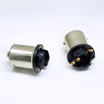 【PA LED】1156 平角 對角 斜角 T20 7440 單芯 轉接 T10 T15 方向燈 倒車燈 轉接座 轉接頭, , large