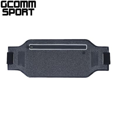 GCOMM SPORT 萊卡輕薄貼身防汗水音樂腰包 運動黑
