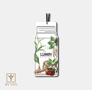 LUMIN SPHERE &times; BY YAN 聯名香氛卡 《 WAKING TONE 醒調 》擴香卡 3入