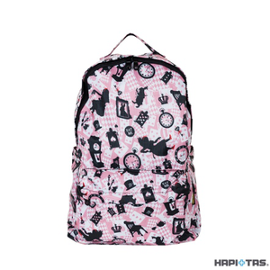 【HAPI+TAS】HAP0112 新型摺疊手提後背包-粉色波士頓