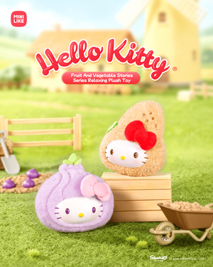 【際洋文化】Hello Kitty Style果蔬物語系列毛絨捏捏樂