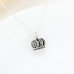【Angel & Me】3D 女王 國王 皇冠 Crown s925 純銀 項鍊 禮物, , large