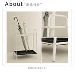 【H&R安室家】圓孔雙層立式收納傘架 RS68, , large