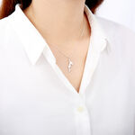 【Angel & Me】Lucky Mermaid tail s925 sterling silver necklace Valentine Day gift, , large