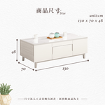 【Hampton 漢汀堡】道諾4.3尺岩板大茶几, , large