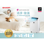 SHARP 夏普 自動除菌離子 3合1智慧空氣清淨除濕機 DW-WA12FT-S, , large
