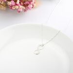 【Angel & Me】Love double Infinity s925 sterling silver necklace birthday gift, , large