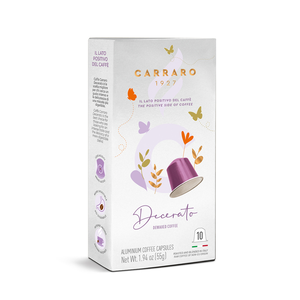 【CARRARO】DECERATO&ndash; 10 Nespresso&reg;* compatible aluminum capsules