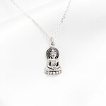 【Angel & Me】佛陀 釋迦摩尼佛 s925純銀項鍊佛像平安母親節禮物, , large