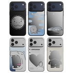 【HIPPORIZZ】iPhone 17 Pro Max Mirra鏡⾯磁吸⽀架殼 哈欠, , large