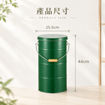 日本 OBAKETSU｜手工製不鏽鋼儲物桶 10kg, , large