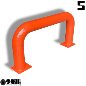 【 SHAONIANNA.TW 】加粗型防撞護欄｜工業用地面固定式｜堆高機防護欄名稱 工業級加粗防撞護欄（U 型）｜地面固定式 廠房倉儲用