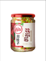 川娃子雙椒醬玻璃瓶裝230g (2027/04/19), , large
