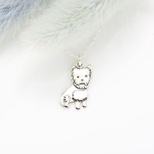 【Angel & Me】約克夏 狗 犬 s925 純銀 項鍊 情人節 聖誕節禮物