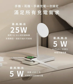 【ALLite】WQ2 Qi2.2 2+1 磁吸無線充電座 Qi2.2認證支援 25W 無線快充, , large