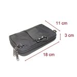 【YUN JOIN】Horizontal multifunctional waist bag, , large