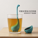 【上手家居】水怪造型矽膠茶漏(茶具/泡茶器/茶葉濾網/濾茶器/泡茶/茶葉過濾器/茶濾), , large