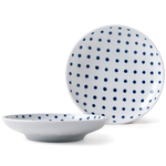 [豐名日本餐具] 6.0"輕量盤 藍水玉 有田燒 / C06PL0-480-BB, , large