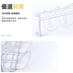 【上手家居】桌下理線架 白色(桌下收納/延長線收納/理線槽/理線架/桌下集線器/電線收納架/電線收納), , large